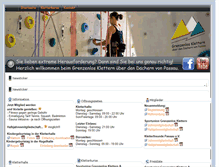 Tablet Screenshot of grenzenlos-klettern.com